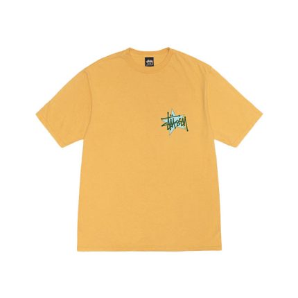 Stüssy Star Tee Pigment Dyed yellow