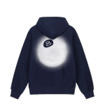 stussy 8 ball hoodie navy