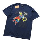 stussy graphic tee navy