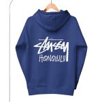 stussy honolulu hoodie blue