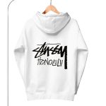 stussy honolulu hoodie white