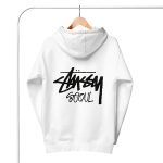 stussy seoul hoodie white