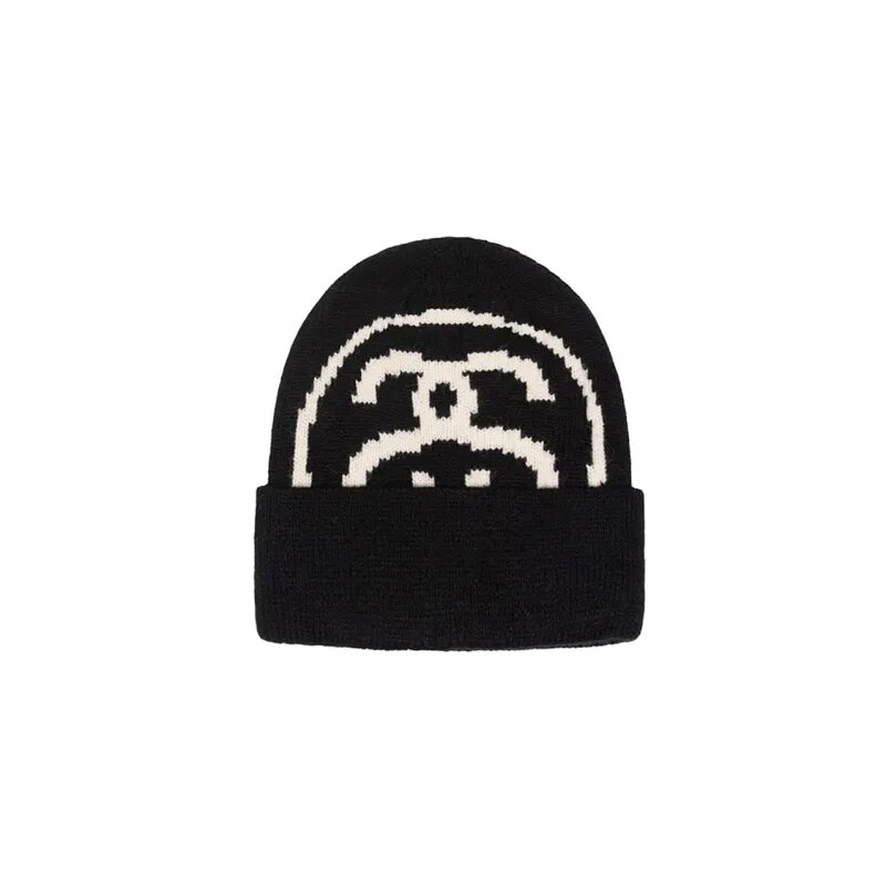 Stussy Big Link Cuff Beanie black