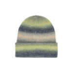 Stussy Spray Stripe Cuff Beanie green